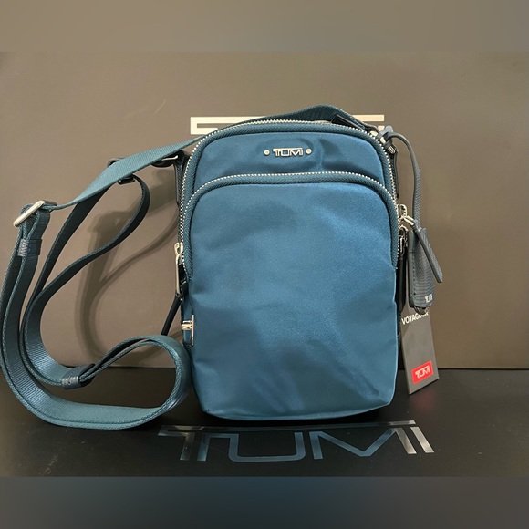 Tumi Bags Nwt Tumi Voyageur Ruma Nylon Crossbody In Dark Turquoise
